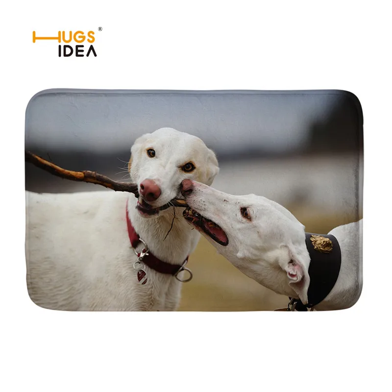 HUGSIDEA коврики 3D Животные Greyhound дизайнерские напольные Декор для дома входная