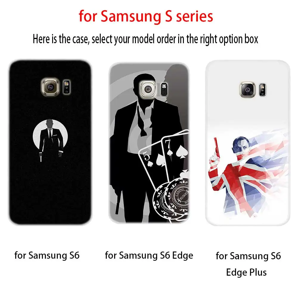 Мягкий силиконовый чехол для Samsung S30 S20 S11 S10 S9 S8 Plus lite 11e 10e Uitra S7Edge 007 Spectre James Bond