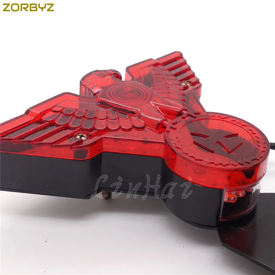 ZORBYZ мотоцикл Warbird навесной светодиодный задний Номерной Знак Стоп задний фонарь лампа для Harley Bobber Chopper