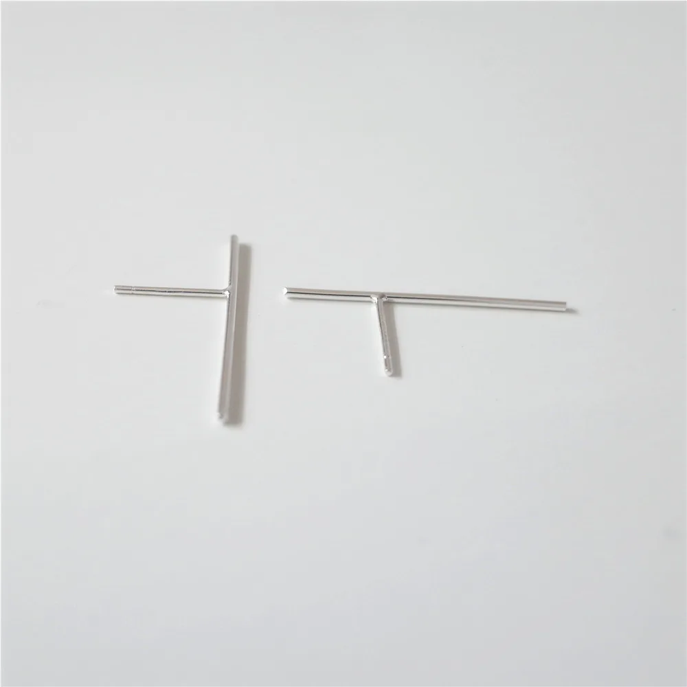 Женские длинные серьги гвоздики Flyleaf ювелирное изделие из стерлингового серебра