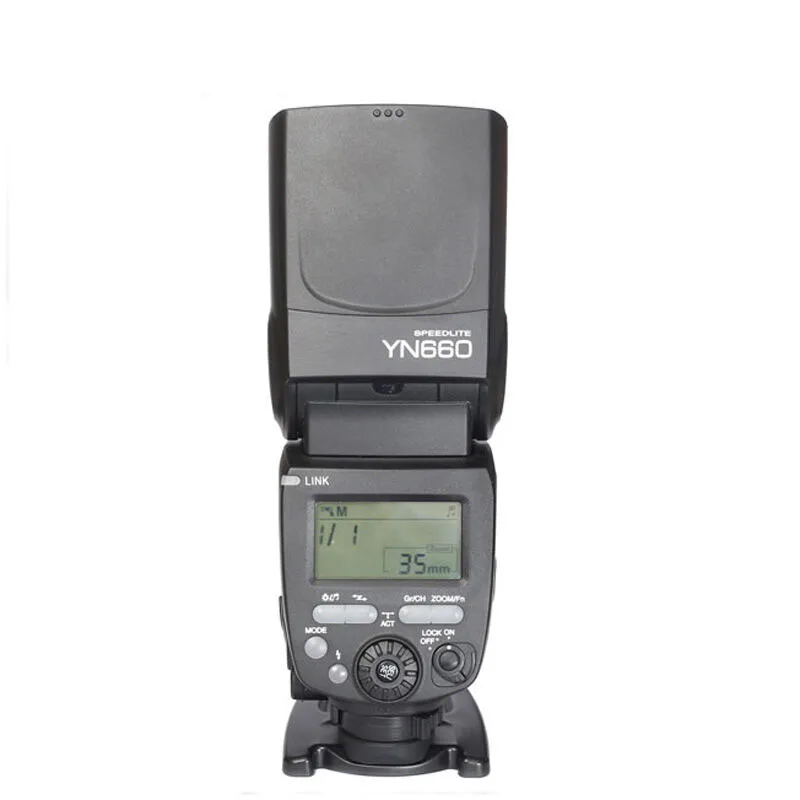 Беспроводная вспышка YONGNUO YN660 Speedlite GN66 2 4G беспроводное радио Master HSS 1/8000s + Slave для