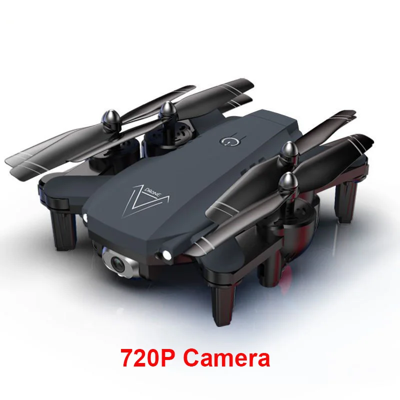 720P Camera Радиоуправляемый вертолет 1080P камера Дрон WiFi FPV Дрон двойная камера HD складной Радиоуправляемый квадрокоптер 2,4G оптическое позиционирование потока Квадрокоптер - Цвет: 720P Camera