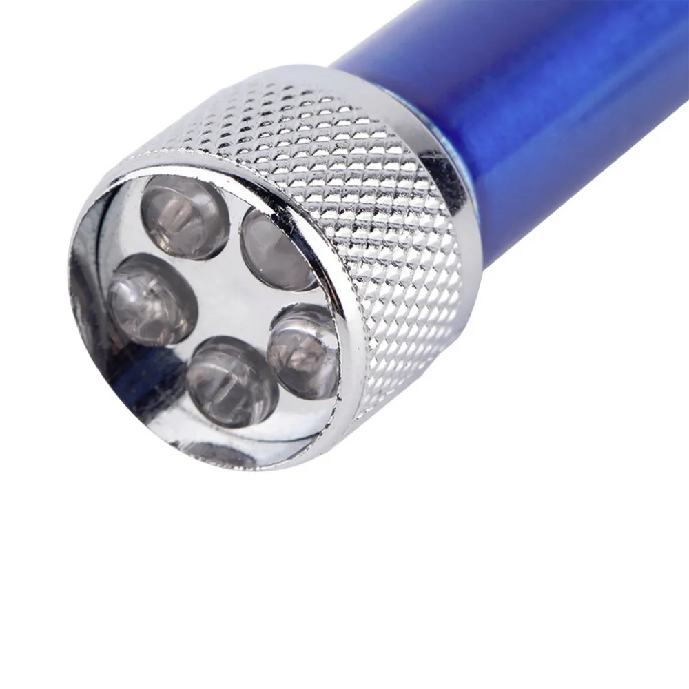 5 LED мини фонарик фонарь брелок кольцо для ключей синий|Фонарики и осветительные