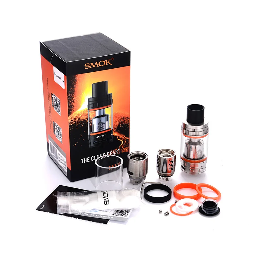 Оригинал Smok TFV8 бак 6 0 мл огромные облака пара зверь Sub ом распылитель регулируемый