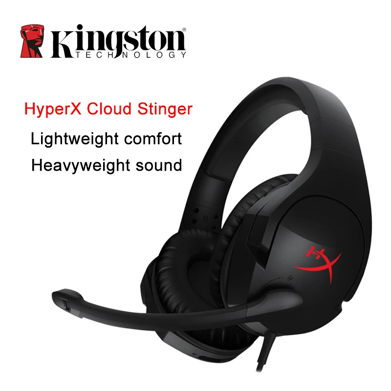 Kingston HyperX Cloud Stinger Auriculares headset Mic Headphone with Microphone Steelseries Gaming Headphone For PC PS4 Mobile