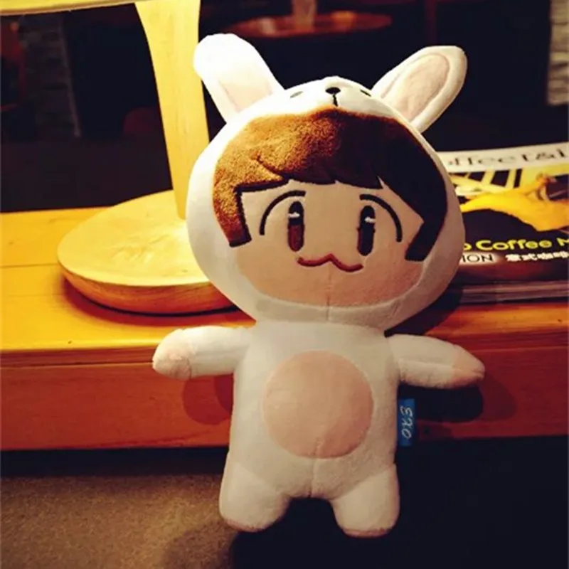 11 23 см аниме KPOP EXO D.O. Плюшевые игрушки Kawaii кукла Doh Kyungsoo детские игрушки мягкие вентиляторы ручной работы подарок подруге диван Милая подушка - Цвет: 11