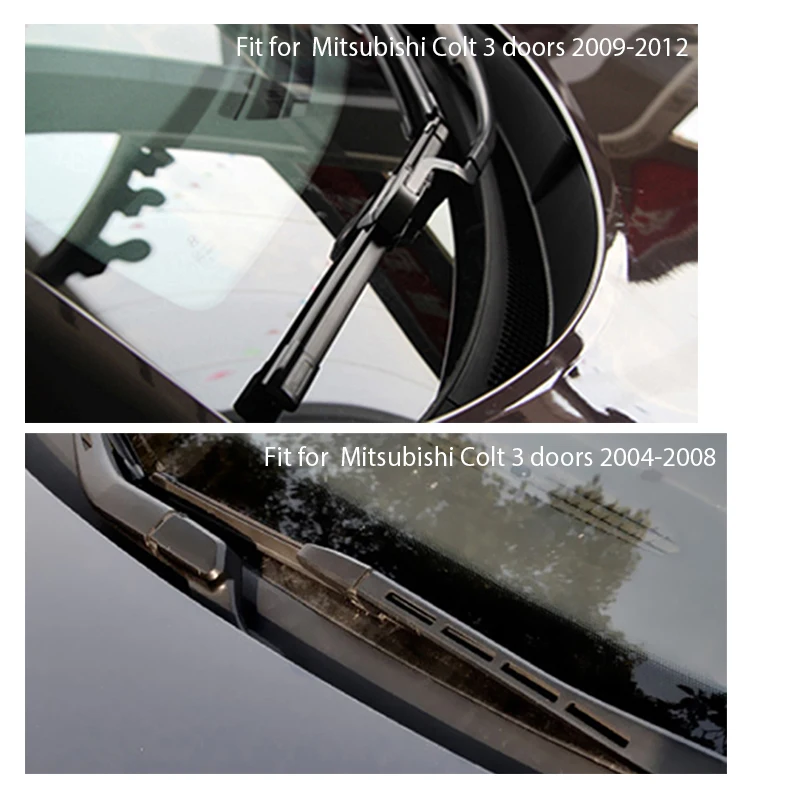 1 комплект резиновые щетки стеклоочистителя для Mitsubishi Colt 3 5 дверей 2012-2004 |
