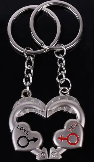 wholesale zinc alloy lover keychain/fashion couple keychain/lover keyrings/promotion gifts/276 | Украшения и аксессуары