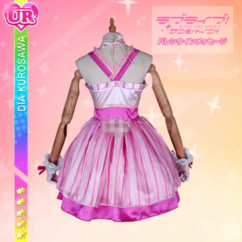 Размер на заказ lovelive Sunshine Azalea Galaxyk Kurosawa Dia Косплей Лолита платье Хэллоуин костюмы аниме одежда с крыльями cos