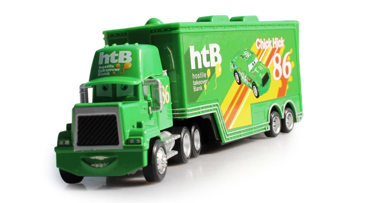 Disney Pixar Cars 2 3 игрушка Молния Маккуин Джексон шторм Мак UncleTruck King 1:55 литой металлический игрушечный автомобиль Детский подарок на день рождения