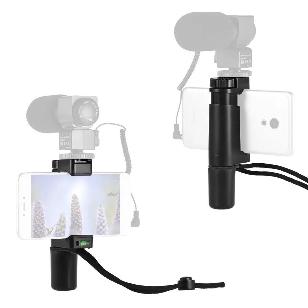 Ручной кронштейн Andoer для телефона зажим держателя дюйма с холодным башмаком