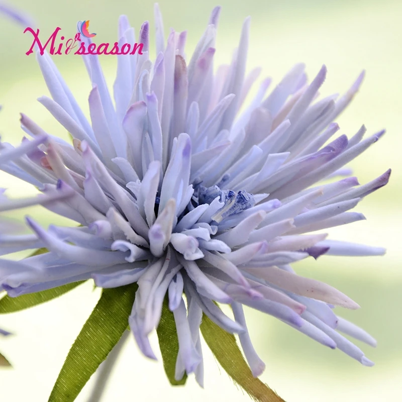 

1 Bouquet 3 Heads Artifical Dragon Claw Chrysanthemum Silk Flowers Floor Style New Home Decoration Flower Crab Claw Daisy