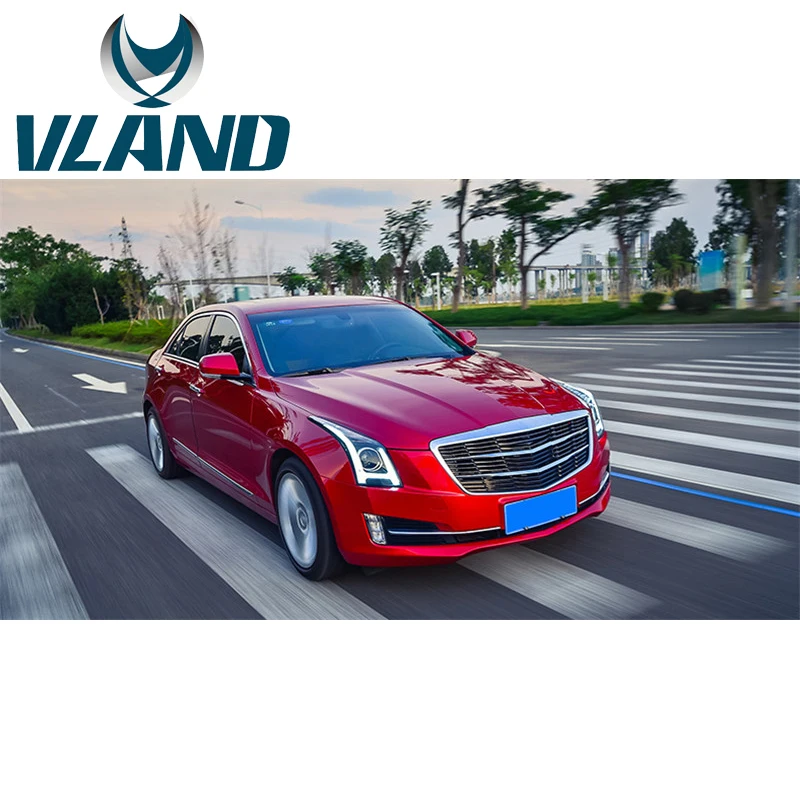 VLAND завод для автомобильных головных ламп Cadillac Atsl светодиодные фары DRL H7