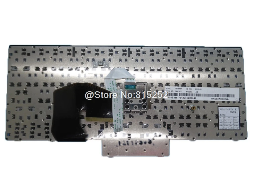 Клавиатура для ноутбука lenovo Thinkpad Twist S230U иврит HB английский US 04W2977 OB35937 852-41731-BXA SN7121