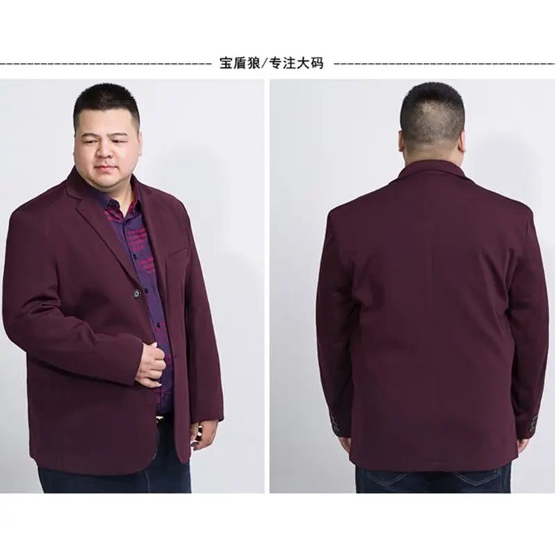 Новое поступление брендовой одежды 10XL 9XL 8XL 6XL осенний костюм Блейзер мужские
