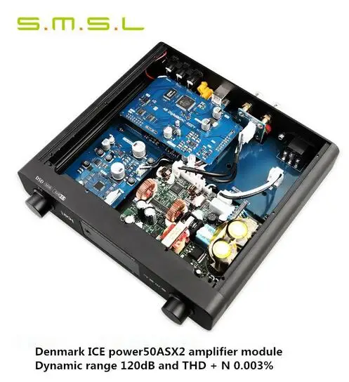 Цифровой декодер HOTSMSL A6 AK4452 50Wx2 Hi Fi аудио DSD512 оптический/коаксиальный/XMOS/USB DAC 384