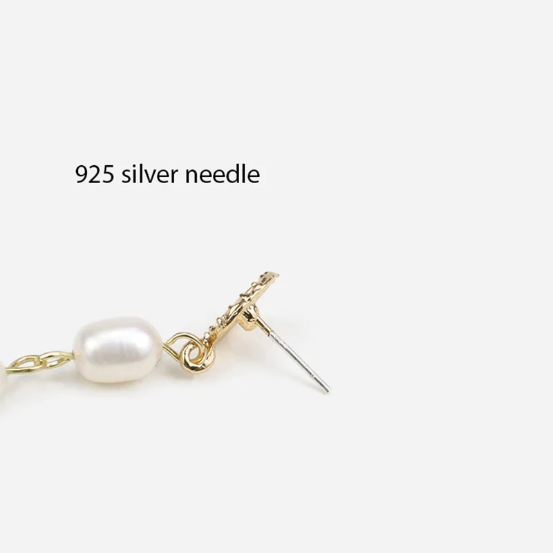 GWACC модные Асимметричные висячие серьги из натурального жемчуга для женщин