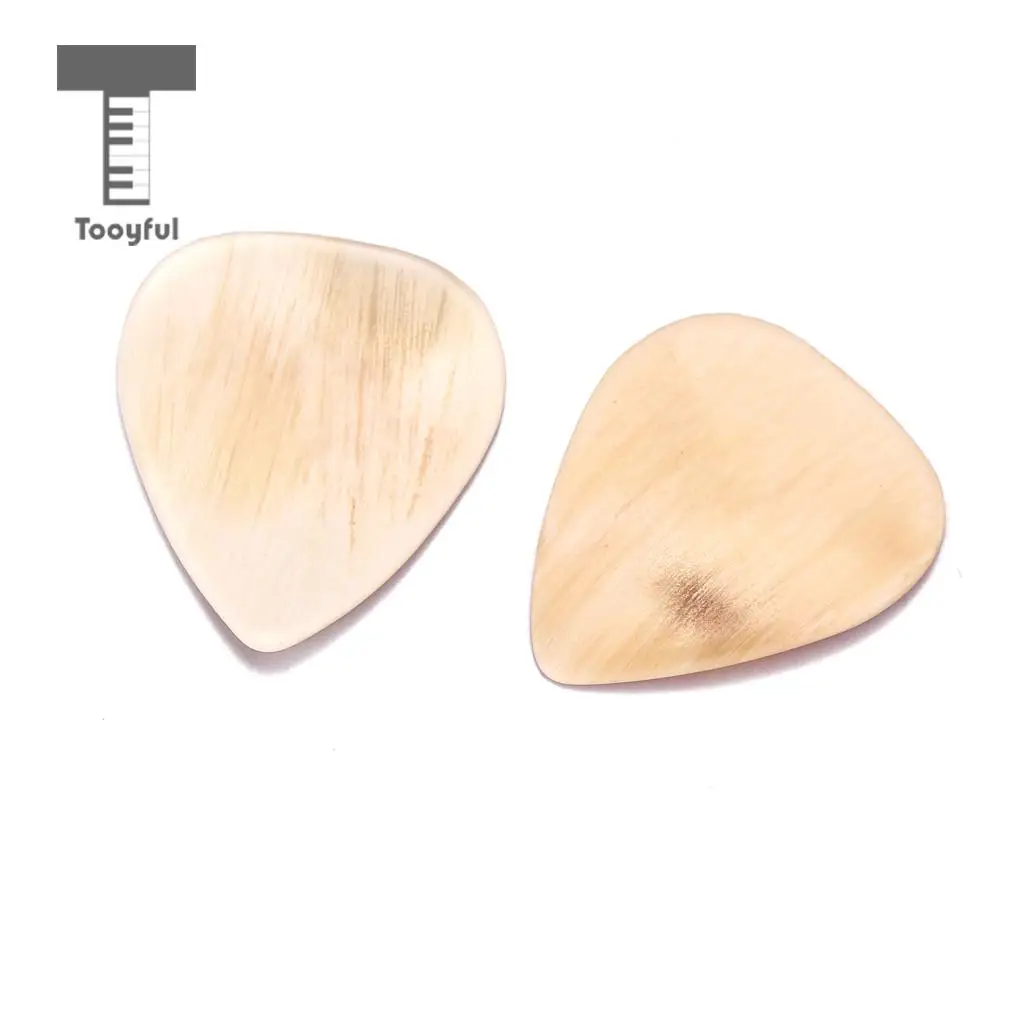 Tooyful Durable 8Pcs Handcrafted Horn Bass Guitar Picks Multi Smooth Acoustic Electric Plectrums Accessories Musical Instrument | Спорт и
