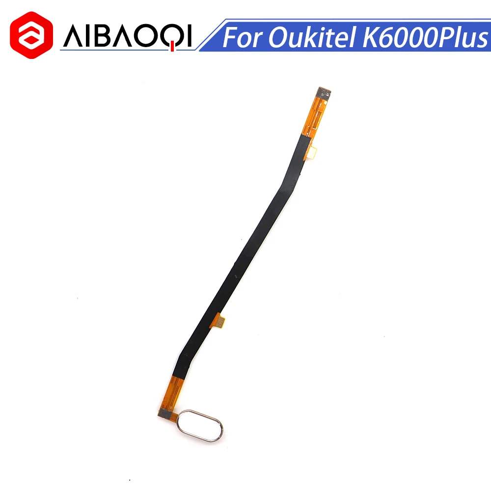 AiBaoQi бренд Oukitel K6000Plus датчик отпечатков пальцев кнопка домой шлейф Замена для телефона Oukitel K6000 Plus