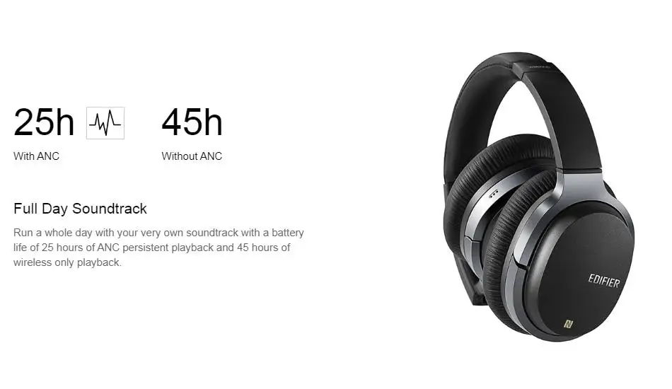 Edifier W830BT/W860NB Bluetooth наушники, накладные беспроводные наушники, стерео гарнитура Hi-Fi