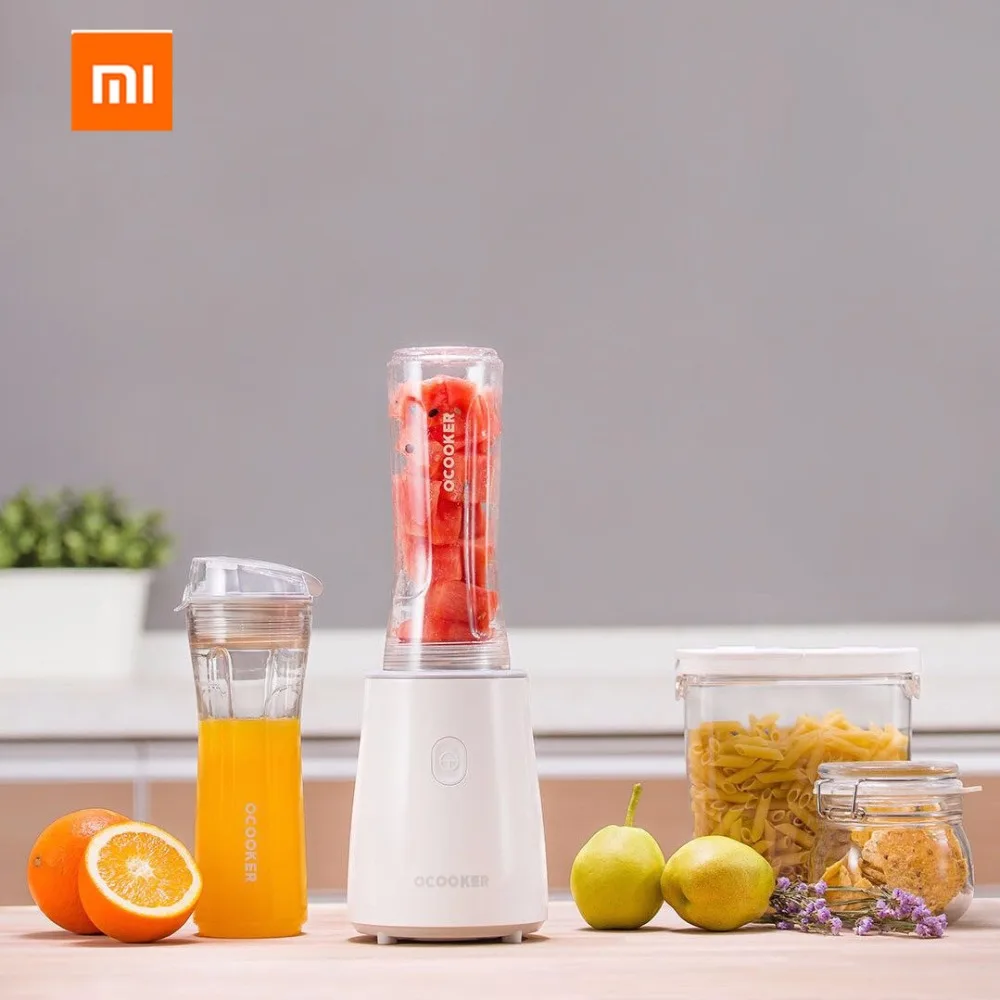 Xiaomi mijia Ocooker Youth портативная соковыжималка для детей, машина для приготовления фруктов и овощей, точечный переключатель 304, нержавеющая сталь, 8 секунд