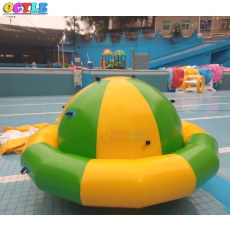 

OCYLE free shipping inflatable water gyroscope toys for water park custom make inflatable spinning gladiator water toys for sale