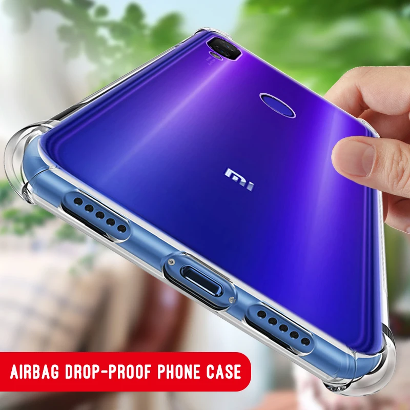Для Xiaomi mi Play Max 3 mi x 3 2S A1 A2 Lite 5X защитный противоударный чехол для телефона силиконовый прозрачный мягкий прозрачный чехол из ТПУ