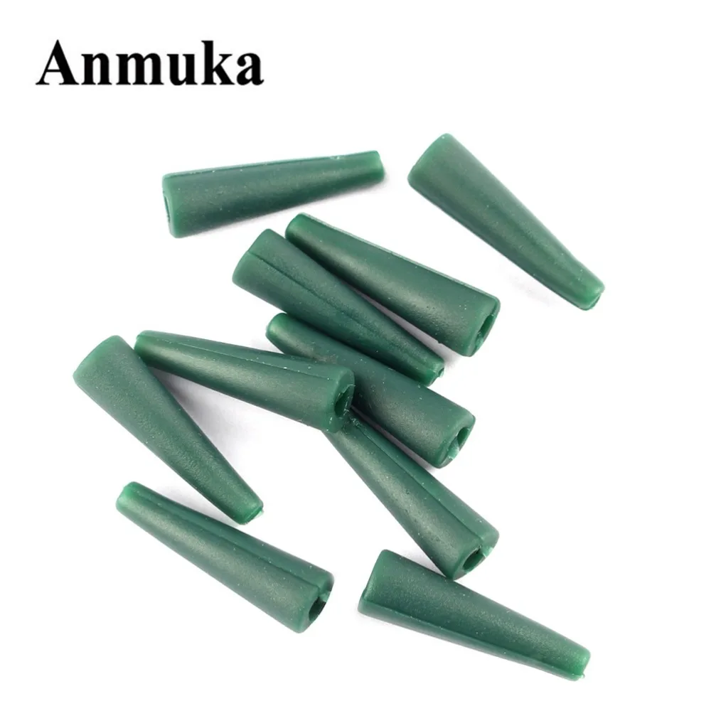 Anmuka 50PCS/Lot Soft Rubbers Rubber Tail Tubes Carp Fishing Beans Rig Accessory Tackle Rigs | Спорт и развлечения