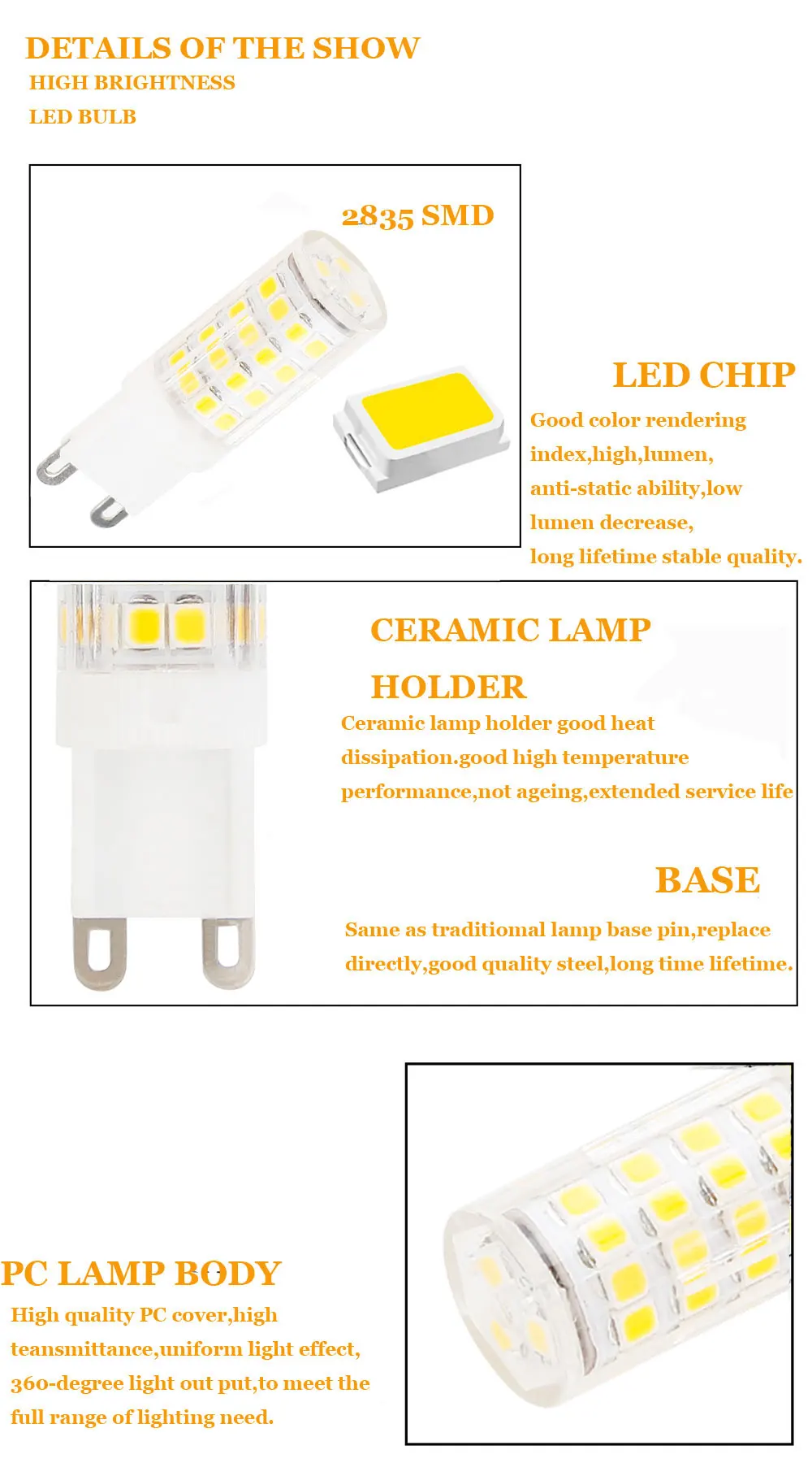 G9 светодиодный лампы 2835 SMD 5W 6W 7W 9W 51 светодиодный s 75 светодиодный s 220V 230V 240V лампа «Кукуруза» Светодиодный точечный светильник вместо 30 Вт 60 Вт галогенная люстра светильник