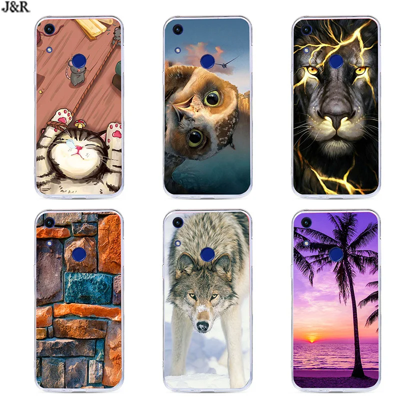 Phone Case For Huawei Honor 8A Cover Soft Silicone Back Cartoon Painted Honor8A 8 A JAT-LX1 |