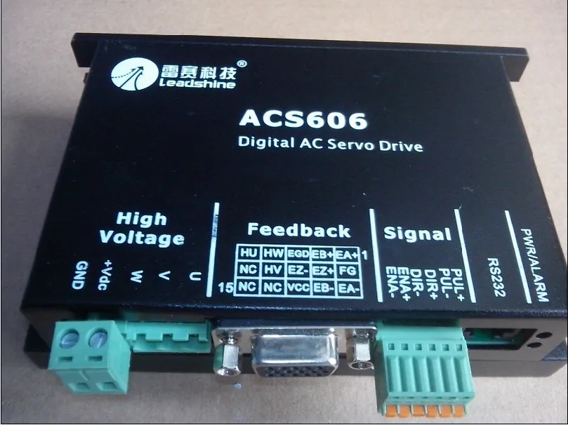 Полный набор новая Сервосистема Leadshine сервопривод постоянного тока ACS606 и 200 Вт
