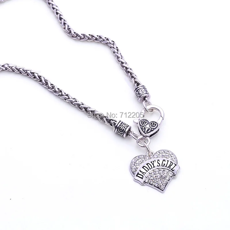 1 дюйм * старинное серебряное покрытие Пшеница звено ожерелье цепь с родиевым