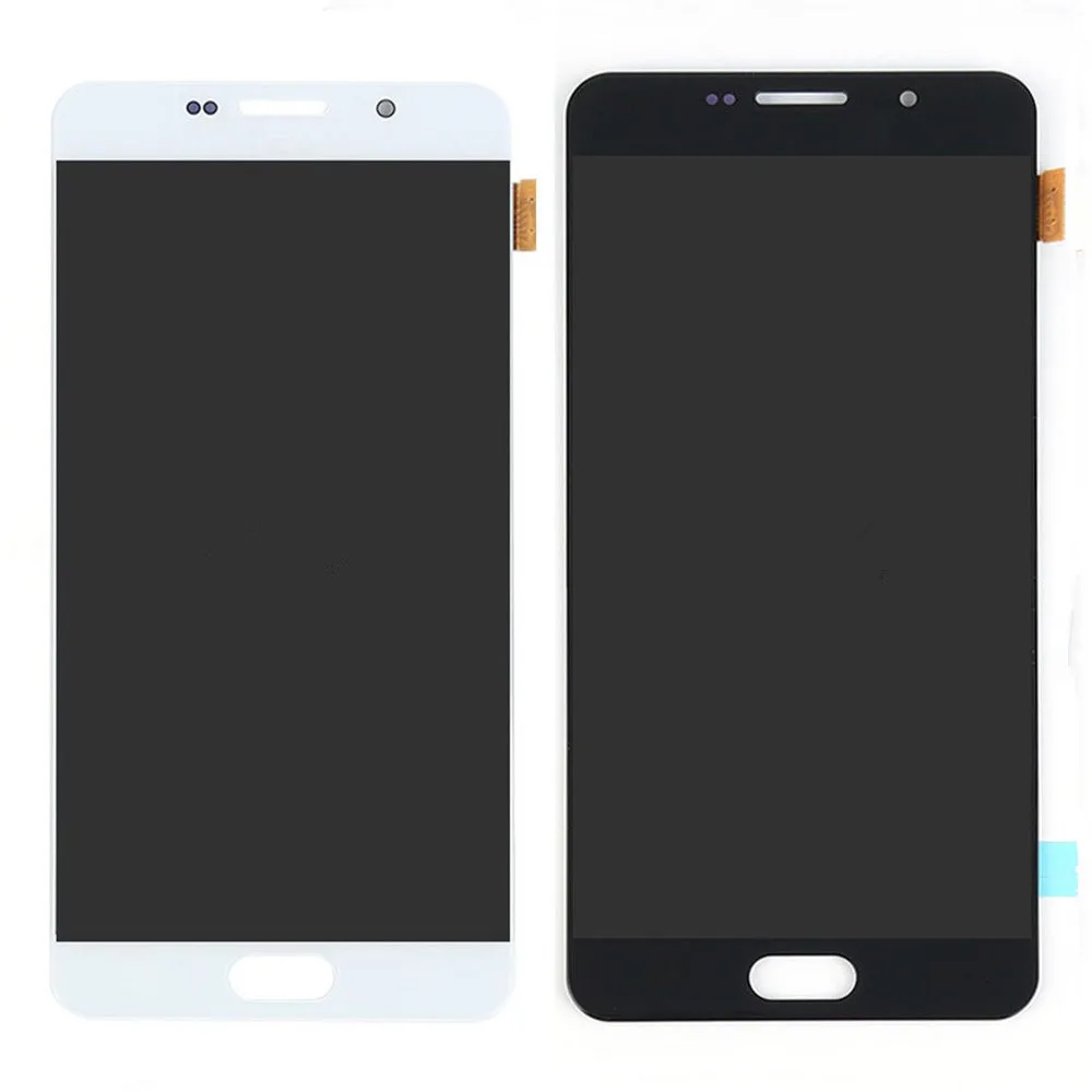 Для Samsung Galaxy A7 A710 A710F A710FD ЖК-дисплей сенсорный экран дигитайзер полная сборка черный белый