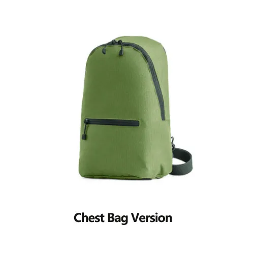 Chest Bag Green Xiaomi Mijia Youpin Home ZanJia легкая серия маленький рюкзак и нагрудная сумка через плечо - Цвет: Chest Bag Green