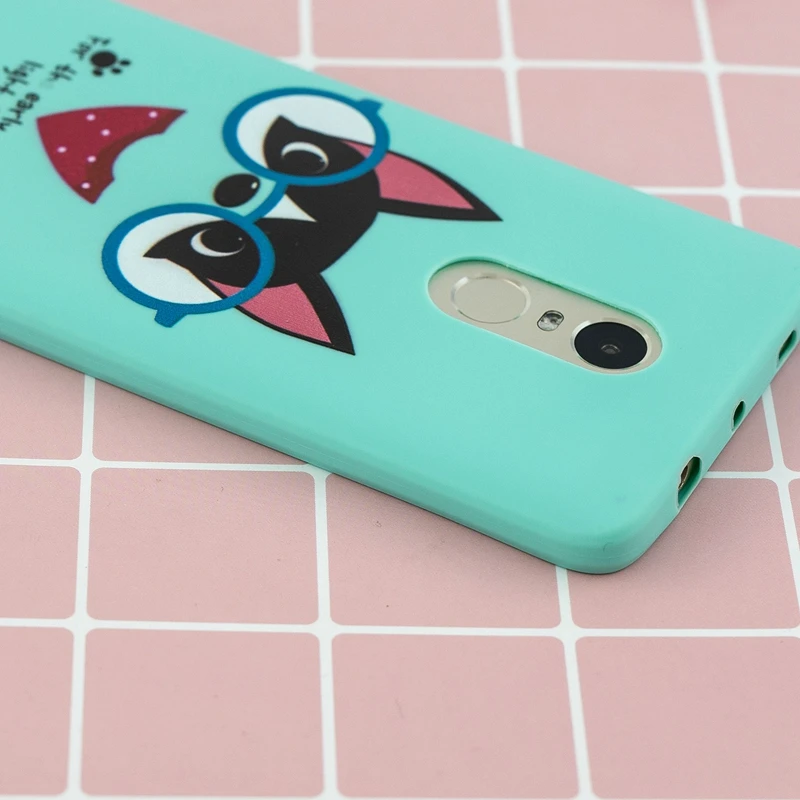For Xiaomi Redmi Note 4 Case Soft Silicone Cartoon Phone Xiomi 4X Back Cover Etui | Мобильные телефоны и аксессуары
