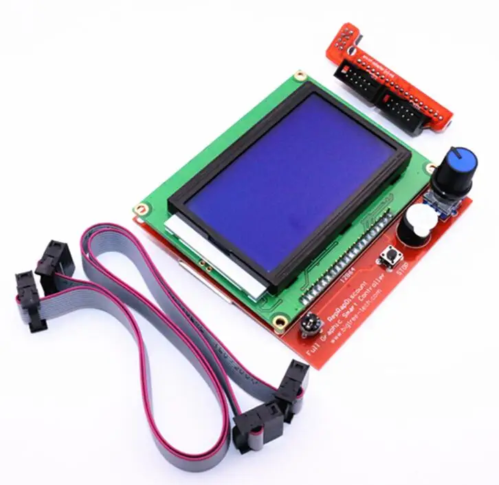 Умные части RAMPS 1 4 панель управления LCD 12864 монитор Материнская плата синий экран