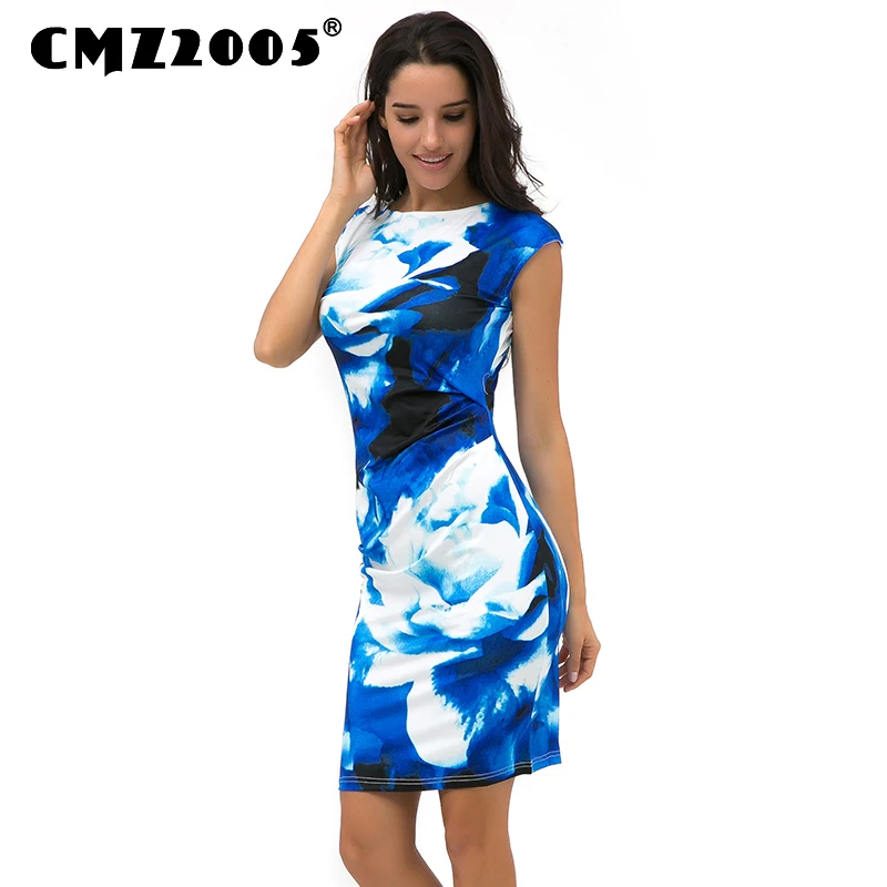 Новое облегающее платье с принтом женские летние платья женская одежда