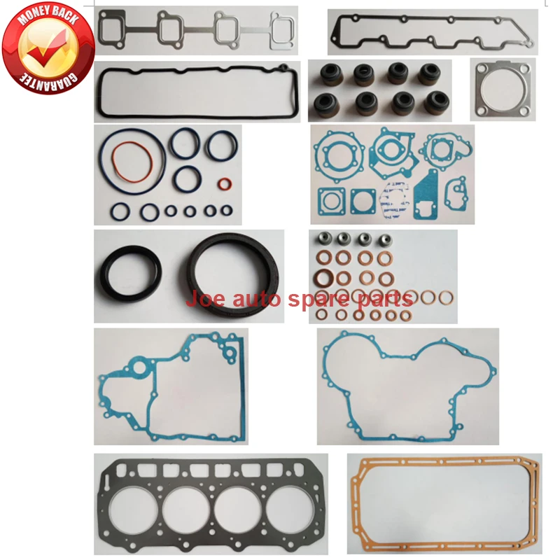 Yanmar 4D92E 4D94LE 4D94E 4TNE92 4TNE94 4TNE94L полный комплект прокладок двигателя для HYSTER и YALE