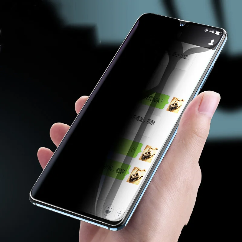 EXUNTON 2.5D антишпионское закаленное стекло для huawei mate 20 X mate 20 mate 20X Lite защита экрана матовая пленка новая модель