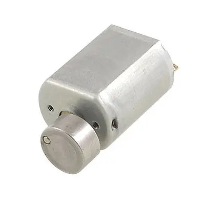 Ремонтная часть 12V 2000RPM 0.05A DC мини Вибрационный двигатель Серебряный тон