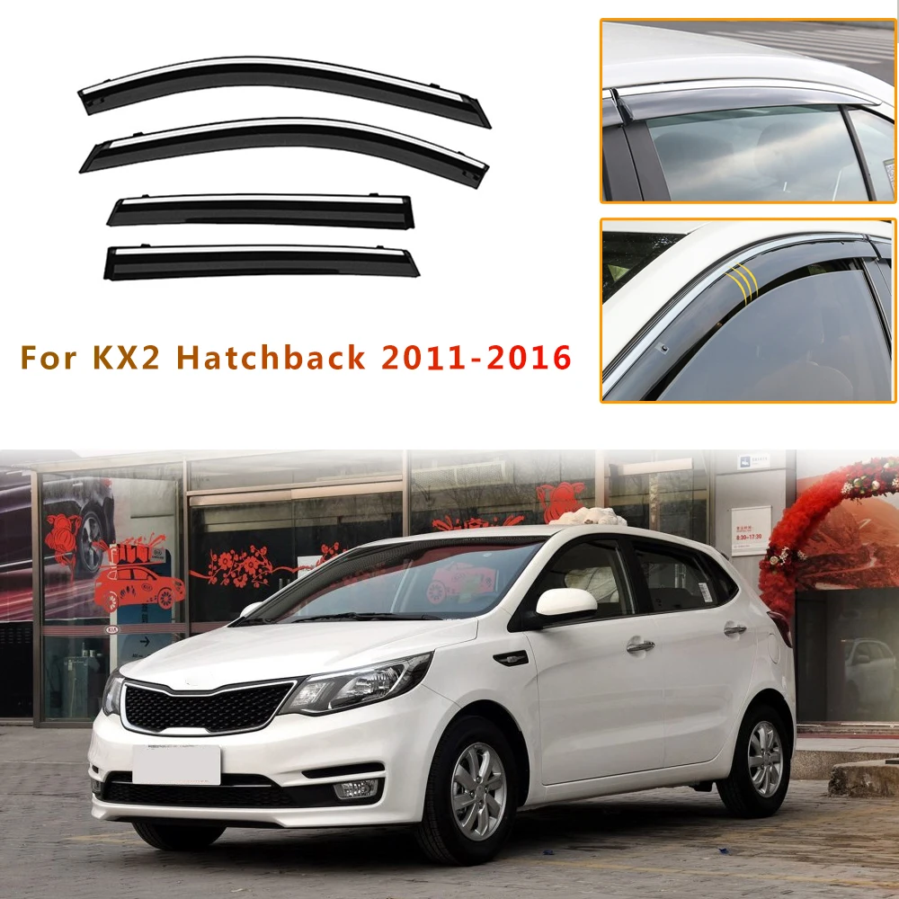 Козырек Оконный Для хэтчбека Kia K2 2011 2016 дым козырек оконный автомобильный защита