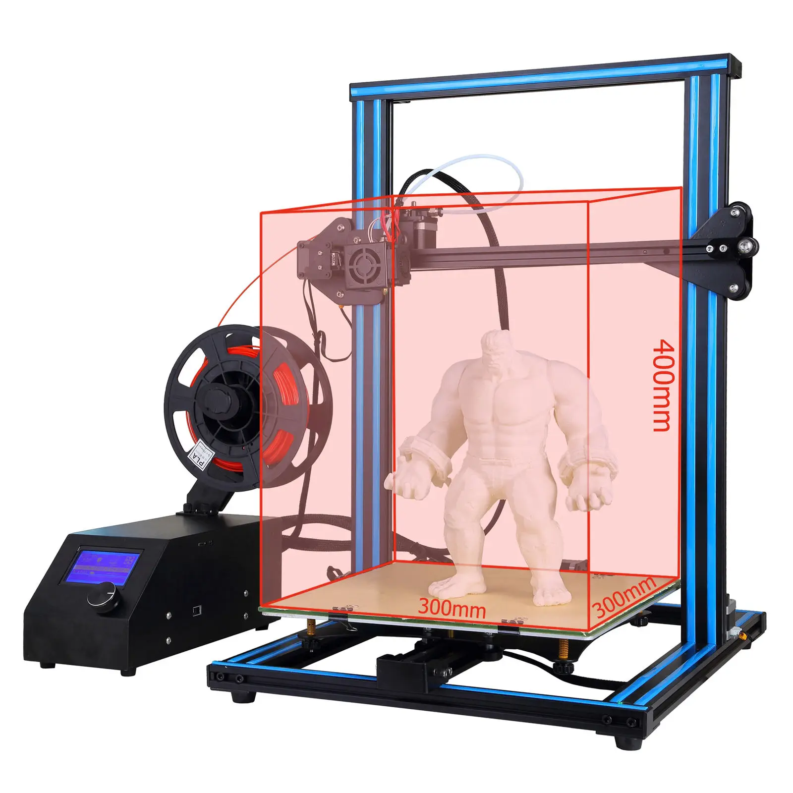 Лучшая продажа A10S 3D принтер обновление двойной оси Z стержень Impressora с PLA нити|3D
