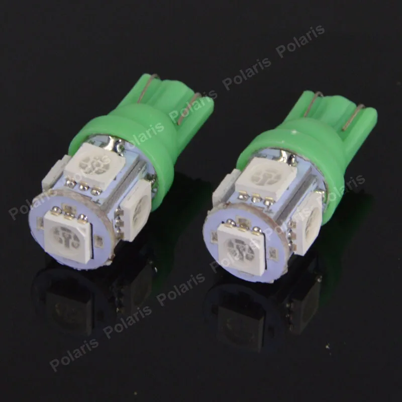 10 шт. высокое качество T10 5050 5 SMD DC 24V Автомобильный светодиодный светильник-маркер источник клиновидный хвост яркие лампы габаритные лампы