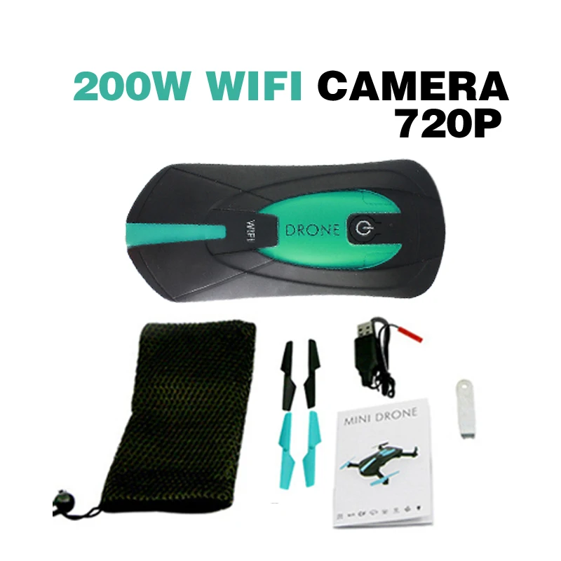 DK018 Wi Fi FPV мини Drone Квадрокоптер с Камера 0 3/2MP высота Удержание G Датчик складной