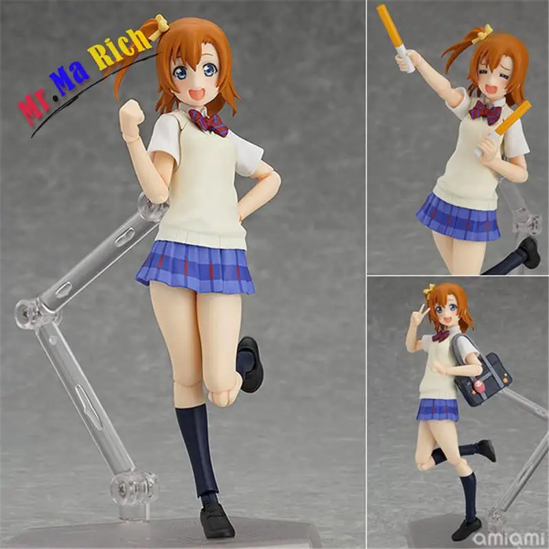 Люблю жить! Школа Idol проект Kousaka Honoka Figma 253 ПВХ фигурку Brinquedos аниме Коллекционная
