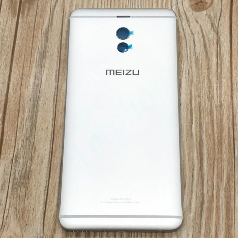 Новые запасные части Задняя крышка батареи для MEIZU M6 Note корпус двери+ камера вспышка Замена объектива+ боковые кнопки+ Sim лоток - Цвет: Silver