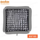 Софтбокс Godox, портативный, 60x60 см, 24x24 дюйма, для студийной вспышки