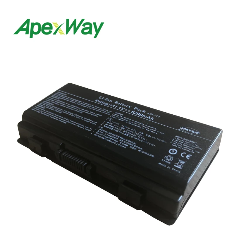 Apexway 11 1 v Аккумулятор для ноутбука ASUS 90 NQK1B1000Y A31 T12 A32 X51 T12C T12Er T12Fg T12Jg T12Mg T12Ug X58C