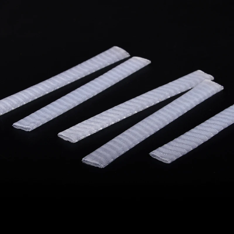 

10pcs Nylon Sheer Mesh Netting Slip On Make Up Brush Guard Forming Hair Shape Makeup Bristle Protectors