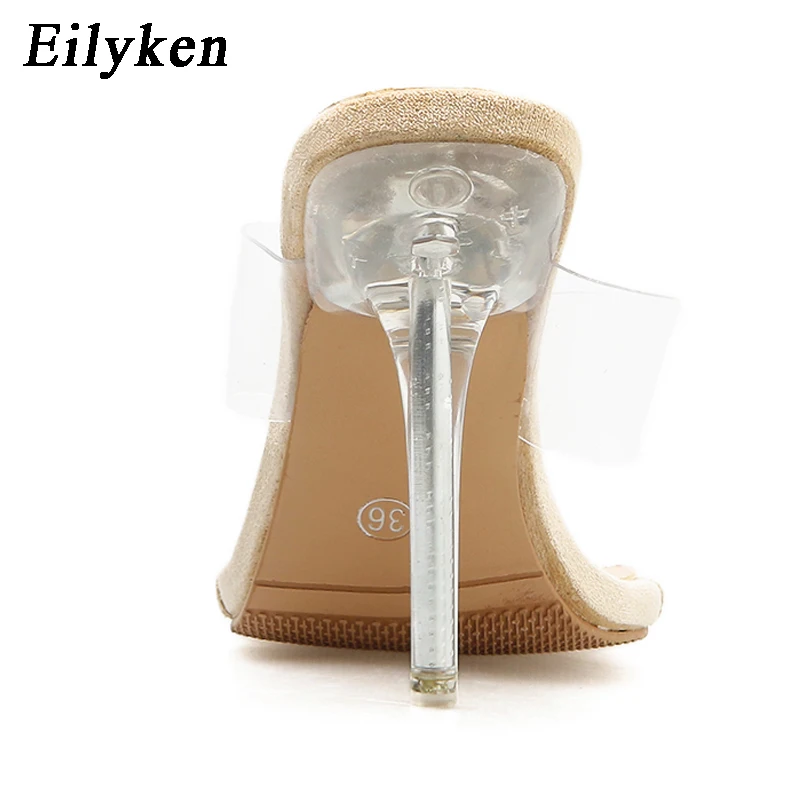 Летние модные сексуальные зеленые женские тапочки Eilyken из искусственной кожи